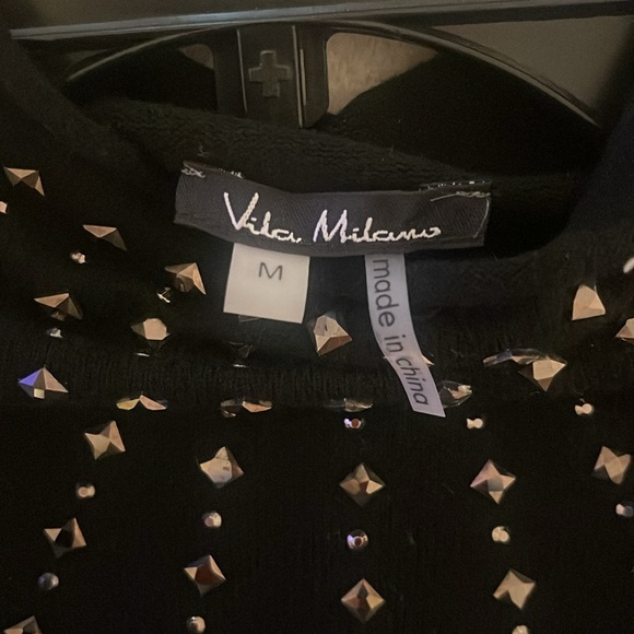 Embellished Sweater Black Size M - Picture 10 of 11